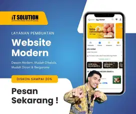 WEBSITE BISNIS BERGARANSI MODERN RESPONSIVE MURAH AMANAH