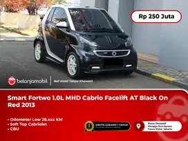 [LOW KM 28.000] Smart Fortwo 1.0L MHD Cabrio CBU AT Black 2013/2014