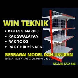 Rak Minimarket Win Teknik Untuk Toko dan Swalayan Di Cirebon