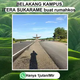 TANAH BELAKANG KAMPUS ITERA DISUKARAME JUAL MURAH