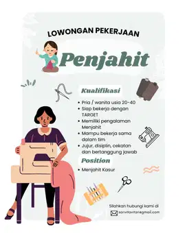 LOWONGAN KERJA JAHIT CITRA RAYA