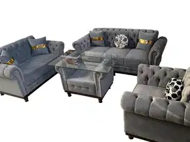Sofa Ruang Tamu Modern Full Kancing