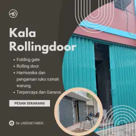 Pelayanan terbaik dan termurah bergaransi rolling door dan foldinggate