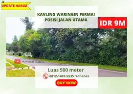 Kavling Tanah Waringin Permai Lt 500m2 Komplek Tni Au