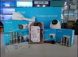 Paket komplit Cctv 2mp plus Pasang