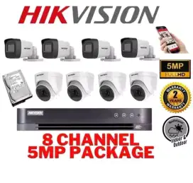 Kamera Cctv paket Lengkap 1080p plus Pasang