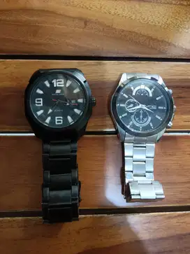 Di Jual Cepat Hari Ini  2 Buah Jam Tangan Pria Rantai Swiss Army & VNC