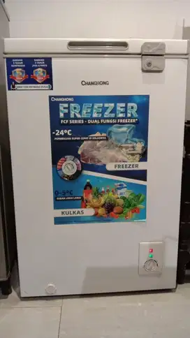 Changhong Chest Freezer FCF136DW Kapasitas 110 Liter