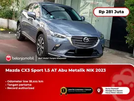 [LOW KM 18RB] Mazda CX-3 CX3 CX 3 Sport 1.5 AT Abu Metalik 2023/2024