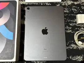 iPad Air 4 256Gb Space Grey Wifi Only Fullset Original Siap Pakai