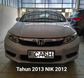 Tgn1PribadiKm70rbRecordResmi Honda Civic 1.8 Matic 2013 NIK 2012