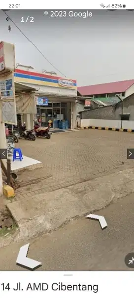 dijual tanah yg sedang disewakan indomaret di Ciseeng