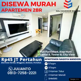 Disewa MURAH Apartemen 2BR Full Furnished Siap Huni di Nagoya Mansion