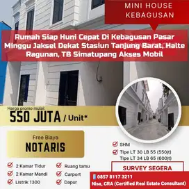 Jual Rumah Dekat Stasiun Tanjung Barat Halte Ragunan TB Simatupang