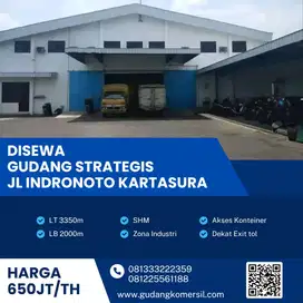 Disewa Gudang Zona Industri Luas 3350m2 Lokasi Kartasura,Sukoharjo