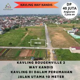 tanah kavling dalam perumahan dekat pasar perumnas way Kandis