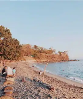 Tanah Murah + Luas 300Are Di Bibir Pantai Batu Layar,Cocok Untuk Hotel