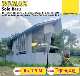 Rumah Mewah Baru dijual di Madegondo Solo Baru dekat SMU Kalam Kudus