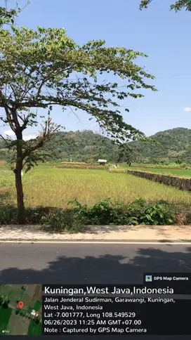 Dijual Sawah pinggir jalan Kramatwangi Kuningan