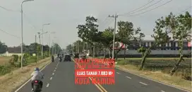 Tanah area Gudang LD 34 mtr, Sltn Gerbang TOL MADIUN, Lokasi Ciamik