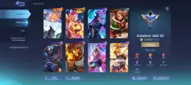 Jual akun mobile legends