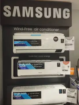 Promo Ac Samsung sudah free pemasangan bisa di kredit bunga 0%