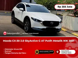 [ SUNROOF ] Mazda CX-30 CX30 CX 30 2.0 SkyActive G AT Putih 2021/2022