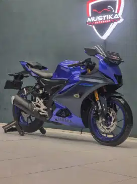 PROMO Dp 3jt AN!! YAMAHA R15 V4 TH 2022 BLUE RACE. MULUS ODO 11RB