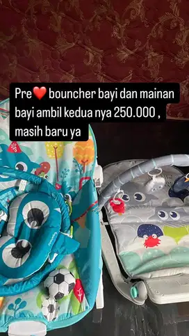 Dijual box bayi , bouncher bayi dan mainan bayi