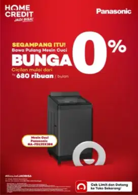 MESIN CUCI SHARP BUNGA 0% DAN GERATIS 1X CICILAN