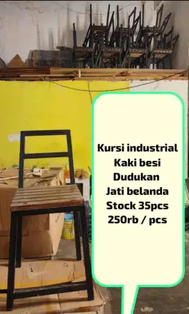 Kursi cafe industrial