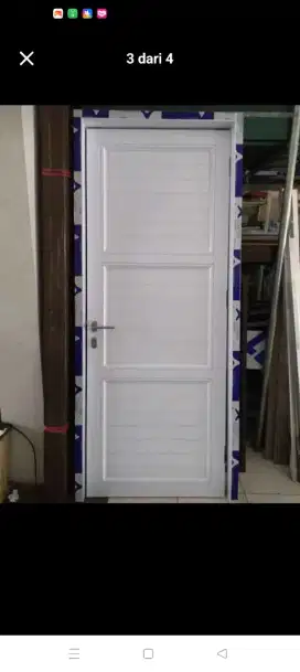 Jual kusen pintu satu dan pintu dua dari bahan aluminium dan kayu