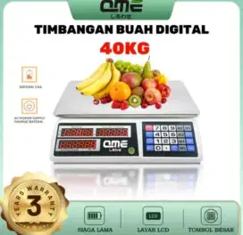 Digital Computing Scale 40 kg Timbangan buah