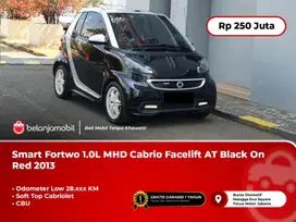 [ KM 28RB ] Smart Fortwo 1.0L MHD Cabrio CBUAT Black HITAM 2013/2014