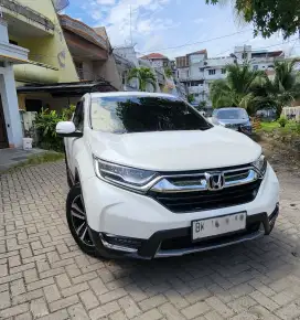 (KM RENDAH ORIGINAL) HONDA CRV TURBO 1.5 CVT TYPE PRESTIGE 2017