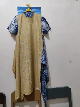 Batik tunik lengan pendek