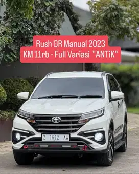 KM low 11rb - Rush GR Manual 2023 pemakaian 2024 sumedang murah