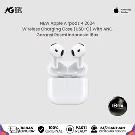 (iBox) Apple Airpods Gen 4 2024 Wireless Charging Case ANC Resmi Indo