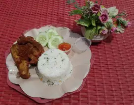 Nasi bebek 20 rb enak bingitsss