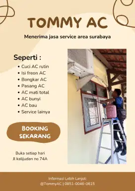 Menerima jasa perbaikan AC ke rumah