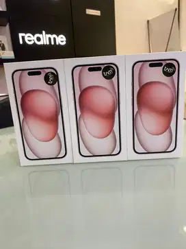 IPHONE 15 128GB PINK RESMI NEW SEGEL (MSI)