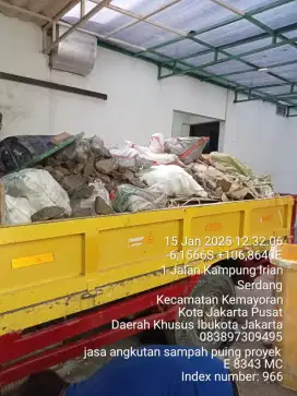 Jasa buang puing sampah