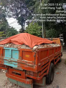 Jasa buang puing angkut sampah