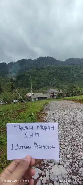 Jual Tanah Murah SHM 1jutaan permeter Jalur Puncak 2 Bogor Timur