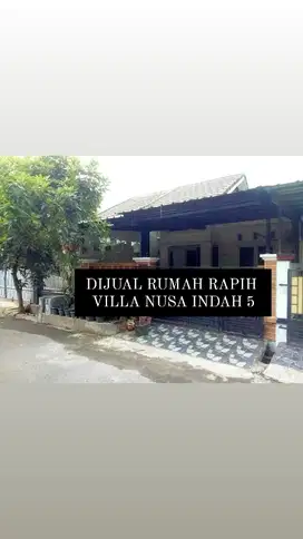 jual rumah rapih di villa 5