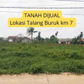 jual tanah km 7 jl pagar dewa