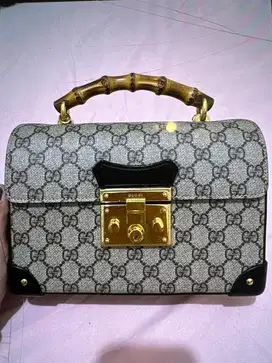 Dijual Tas Gucci Padlock ORIGINAL Bamboo istimewa Like New