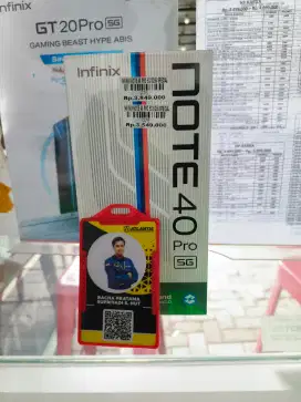 Infinix Note 40 Pro 5G 8/256 BMW edition ATLANTIS DAHSYAT