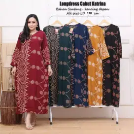 Daster Longdress bahan santung LD.110 cm