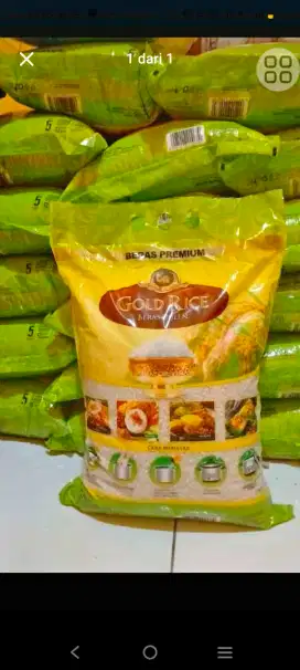 Beras Premium GOLD RICE 5Kg